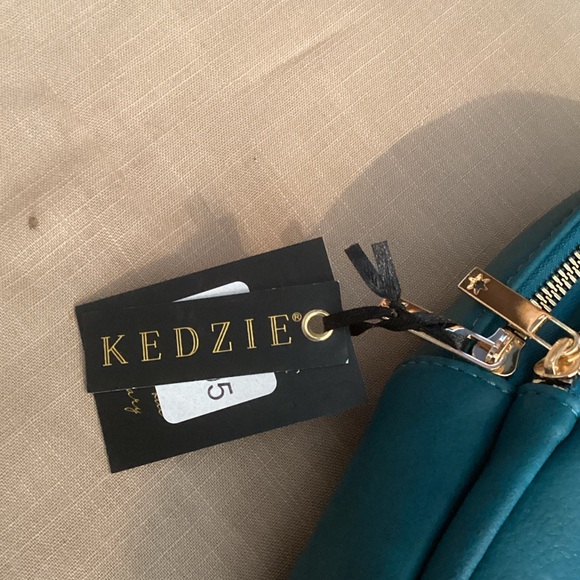 Kedzie Teal Crossbody Bag - Picture 2 of 8